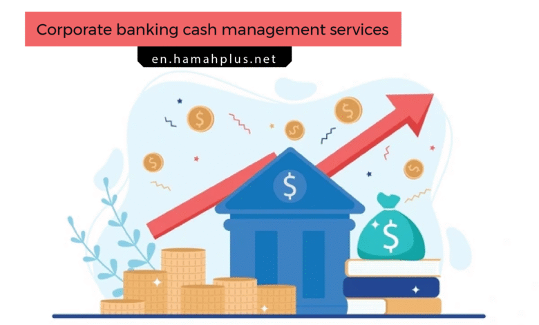 Corporate banking cash management services